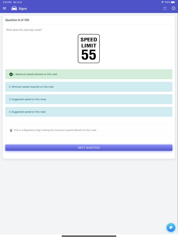 New Mexico MVD Practice Test iPad screenshot
