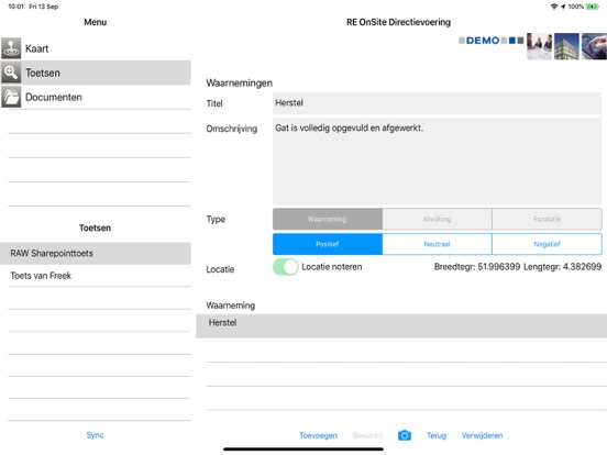 Screenshot #5 pour RE OnSite Directievoering