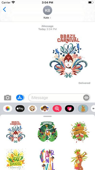 Screenshot #1 pour Brazil Rio De Janeiro Stickers