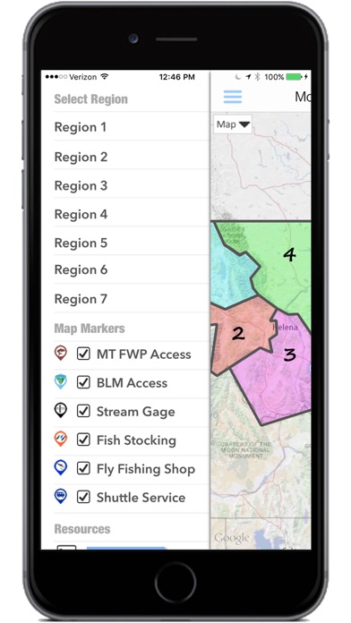Montana Fishing Access Screenshot