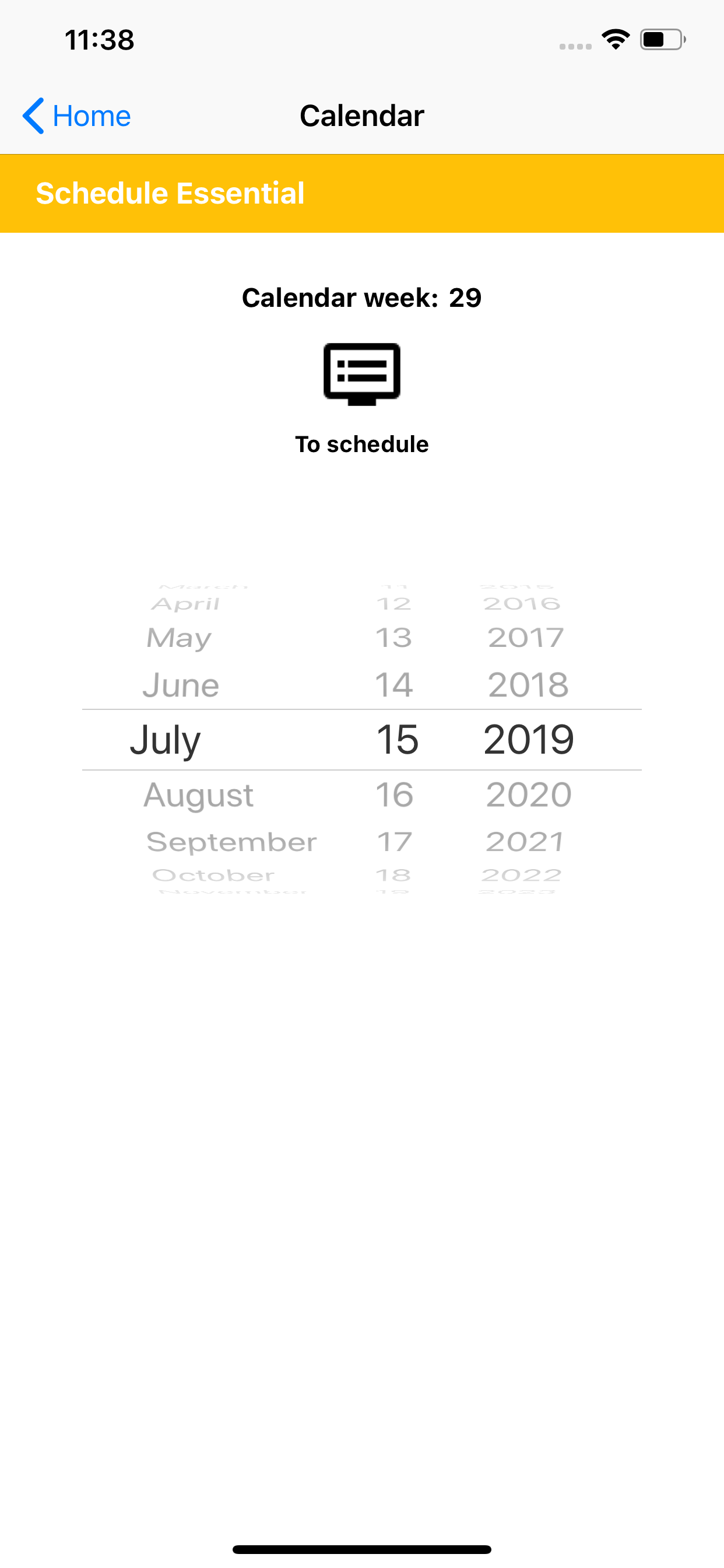 Schedule Essential screenshot 3