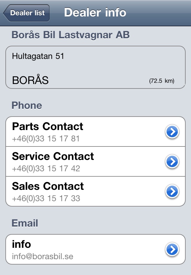 Volvo Trucks Dealer Locator screenshot 3