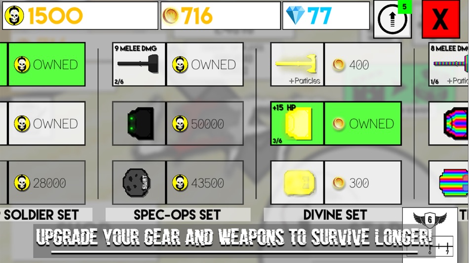 #3. LEFT - Survival (iOS) By: Dominic DiBlasio
