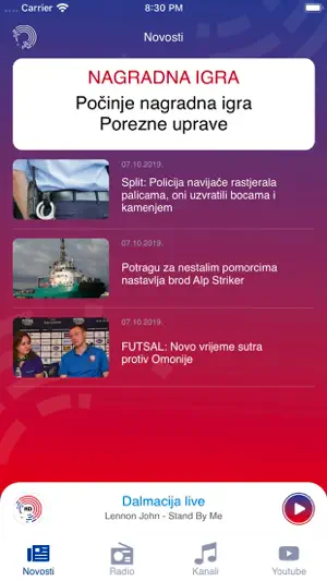 Radio Dalmacija screenshot 1