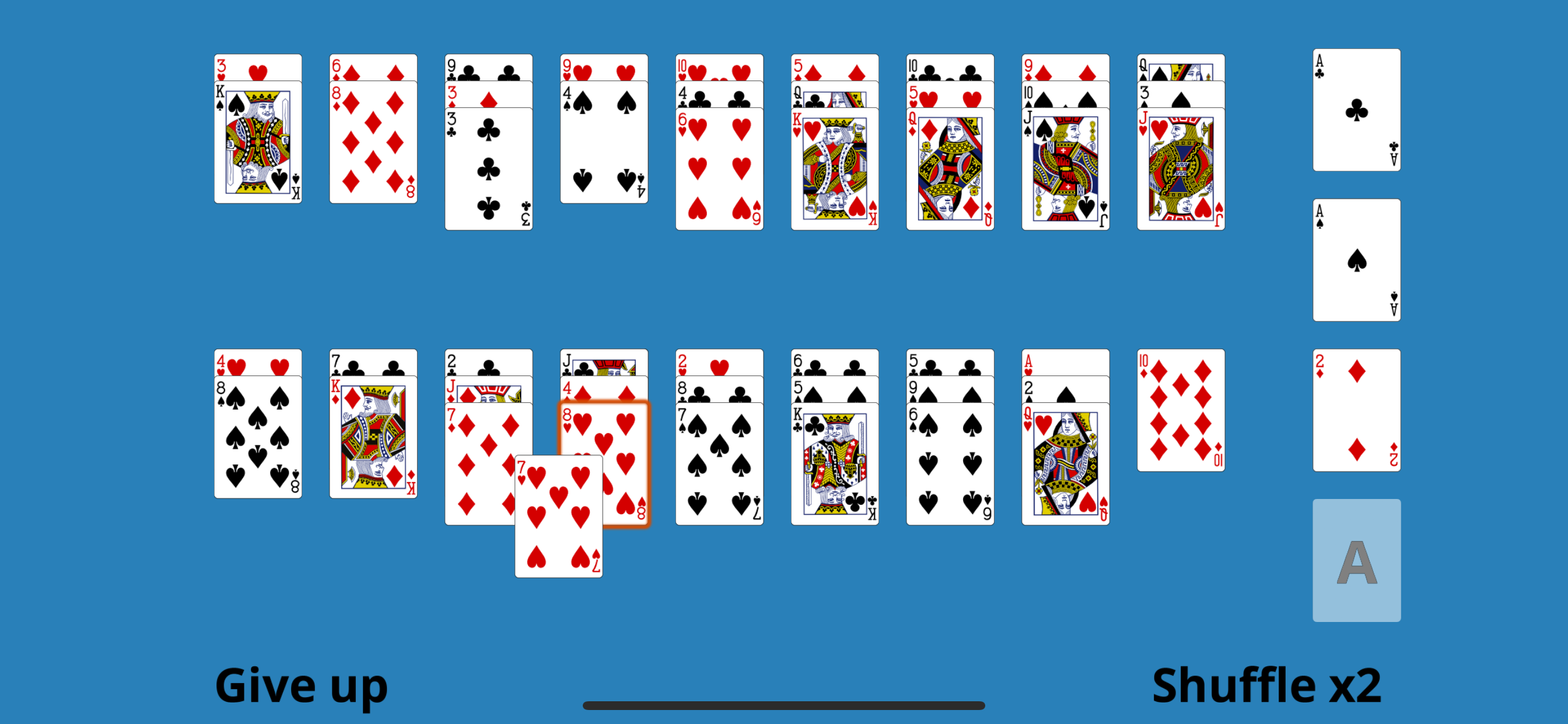 Solitaire La Belle Lucie screenshot 2