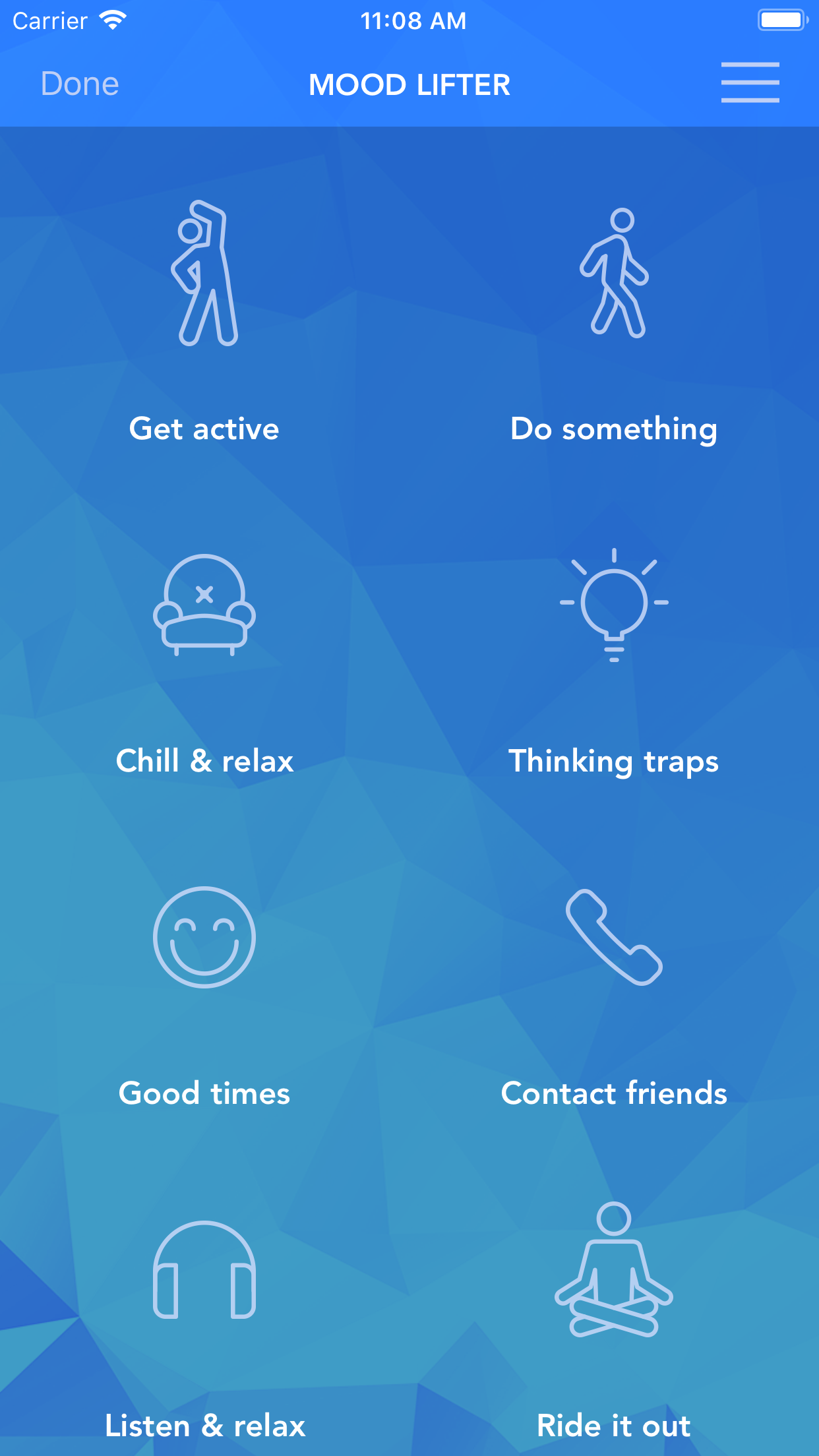BlueIce: (AU) deter self-harm screenshot 4