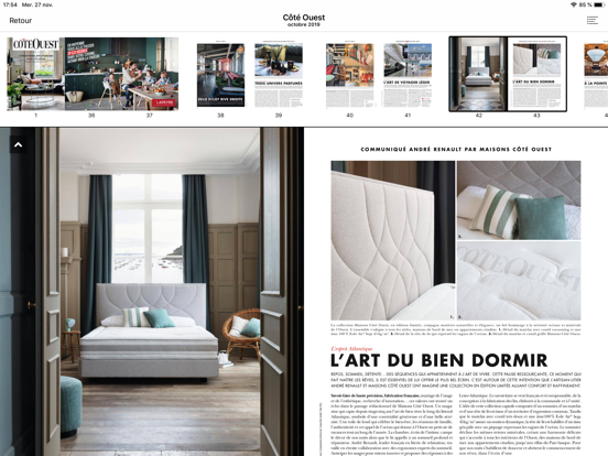Côté Ouest - Magazine iPad screenshot 5 - Lifestyle app