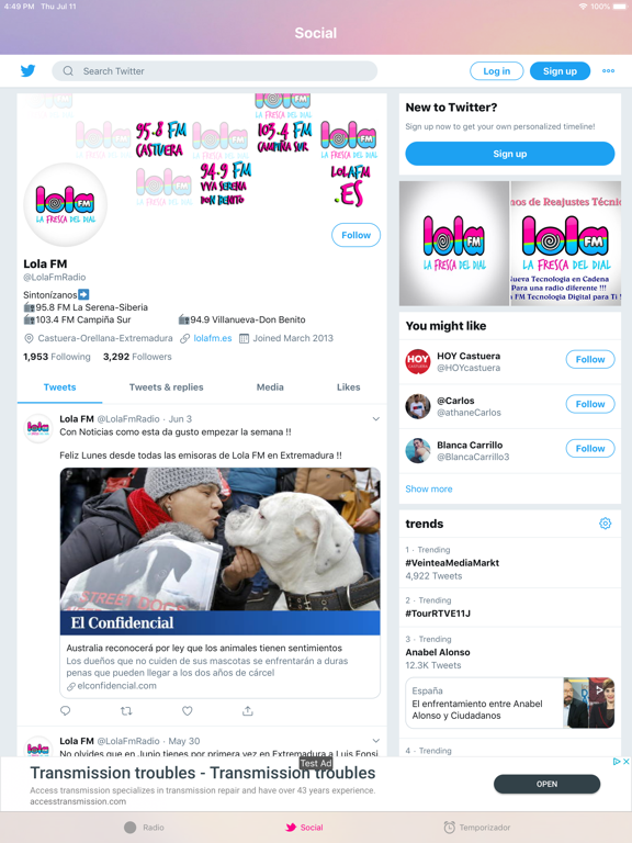 Screenshot #5 pour Lola FM Radio