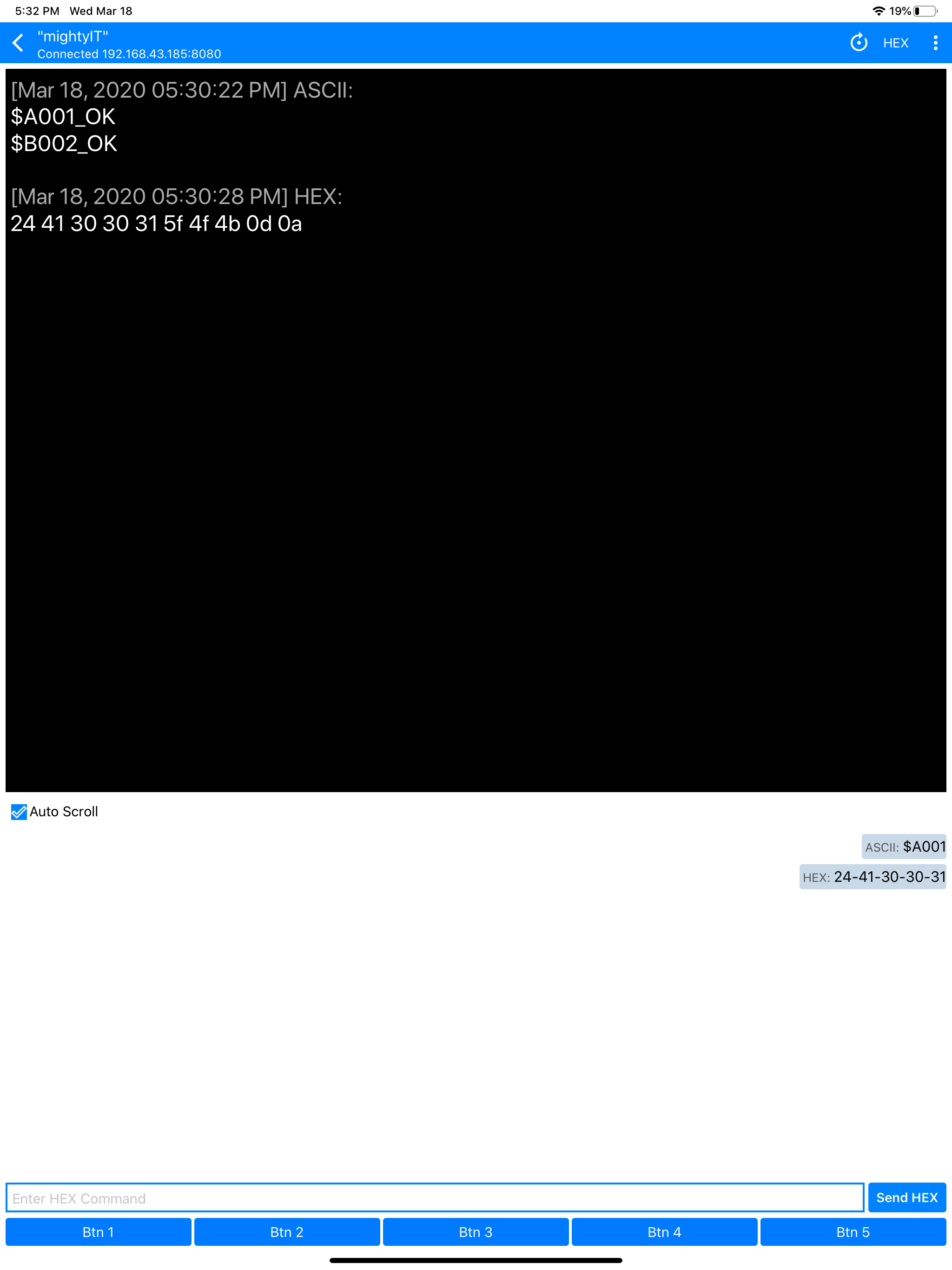 TCP Telnet Terminal