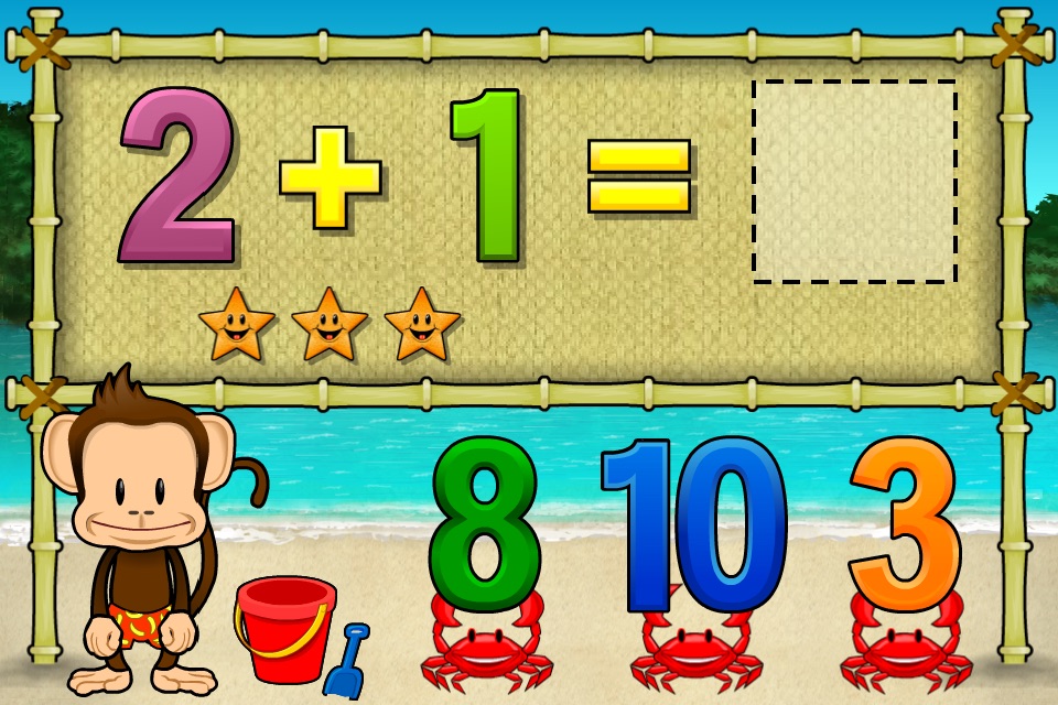 Monkey Math School Sunshine screenshot 2