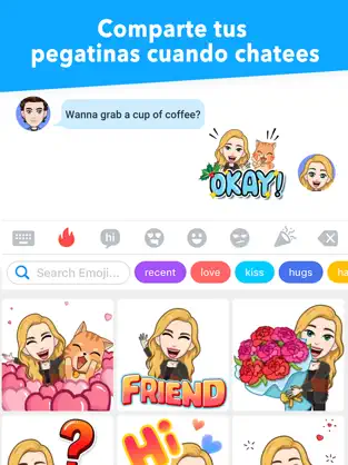 Imatge 2 Emojis, pegatinas: Zmoji Me iphone