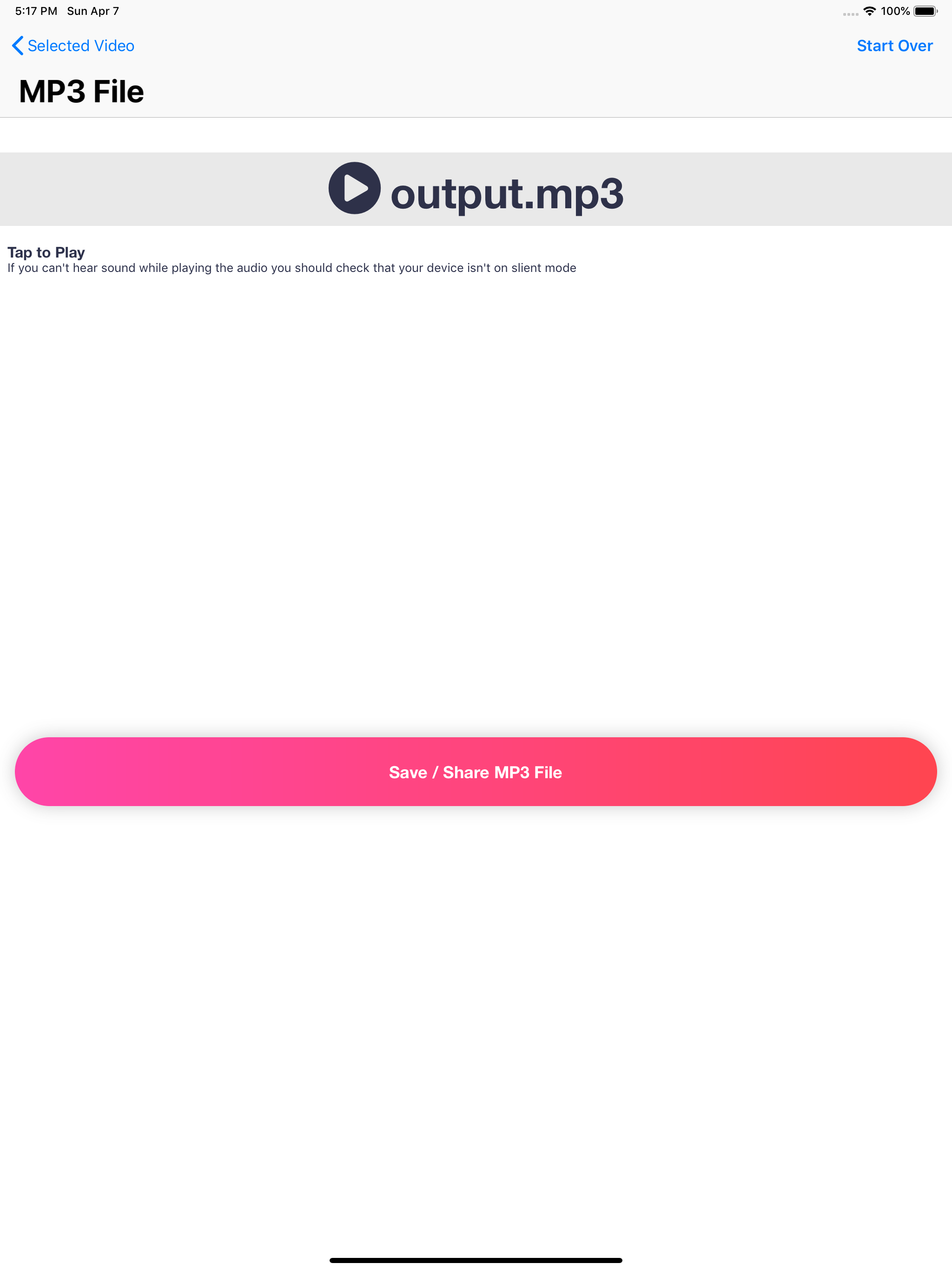 Video to MP3 Audio Extractor screenshot 6