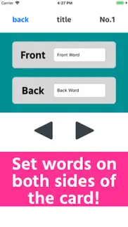word memorization card iphone screenshot 2