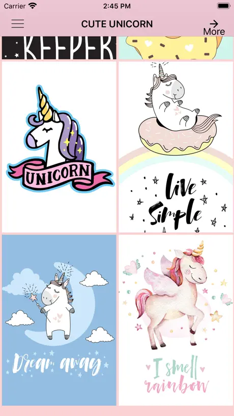 Niedlich Einhorn Hintergrund
