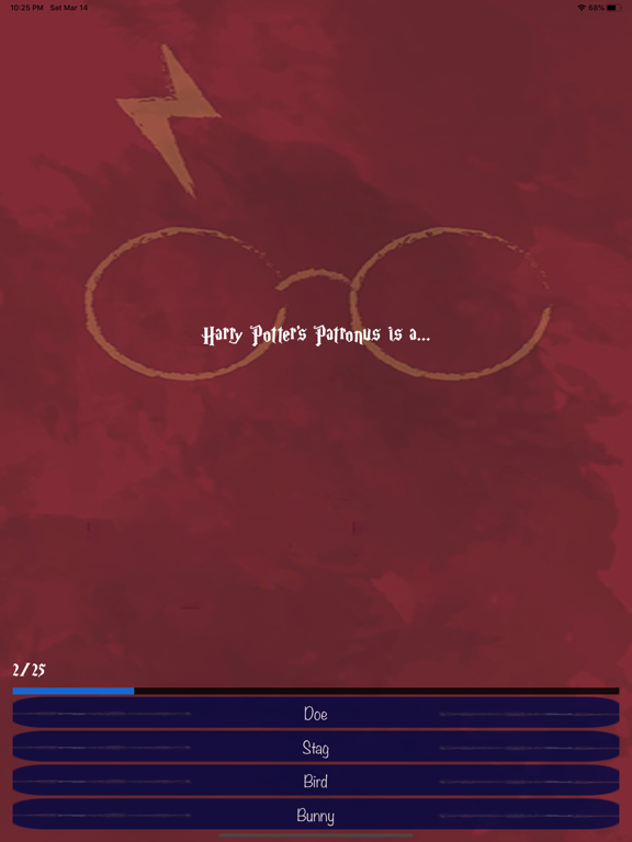 Wizard's Quiz iPad screenshot