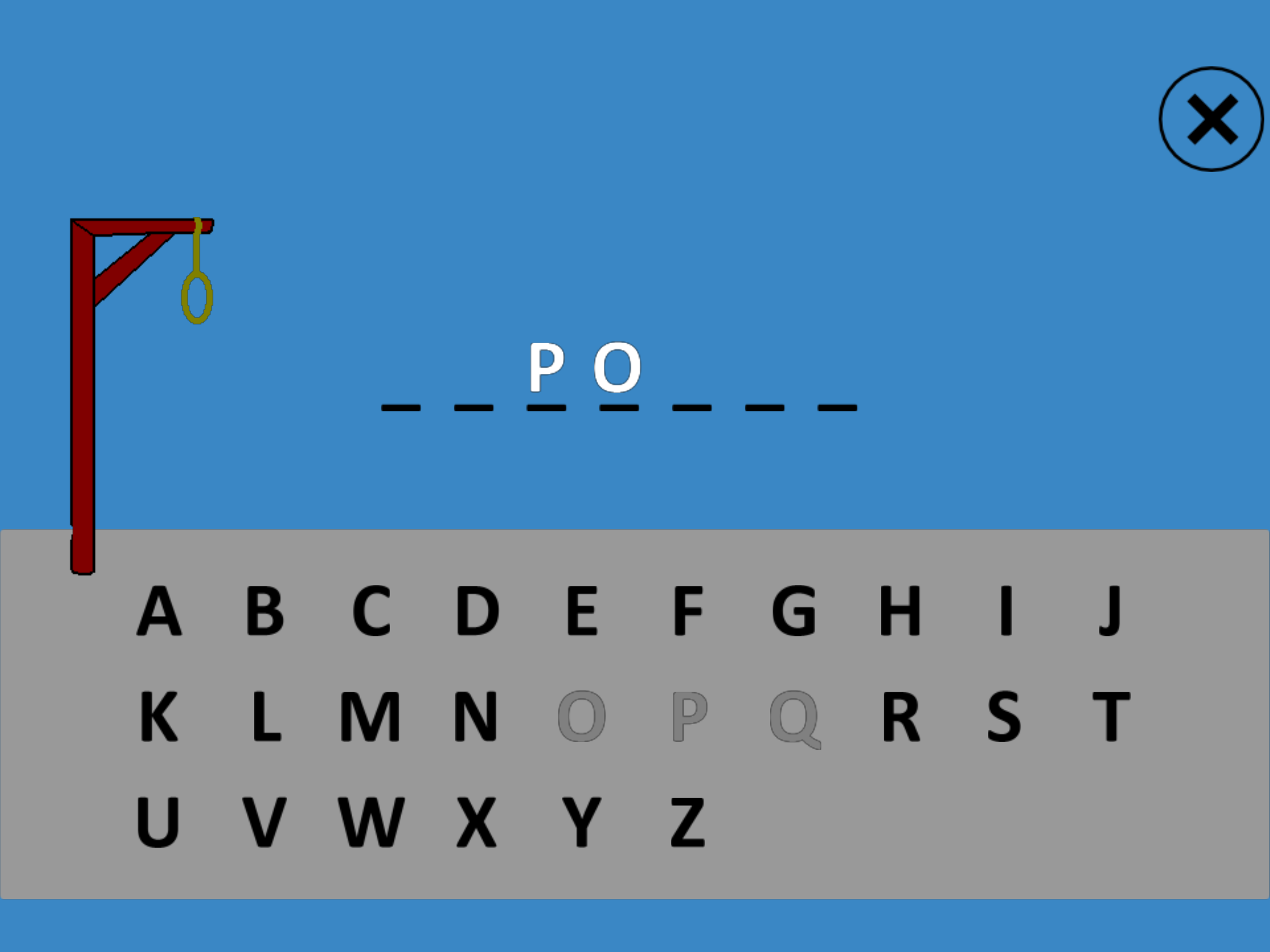 Classic Hangman Touch