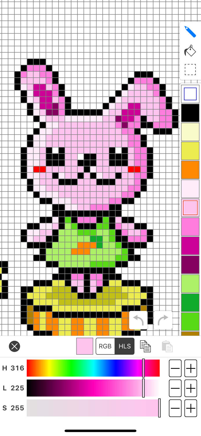 EDGE touch pixel art tool