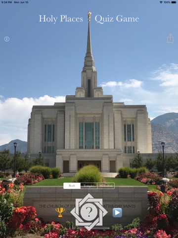 Holy Places Quiz Game iPad screenshot