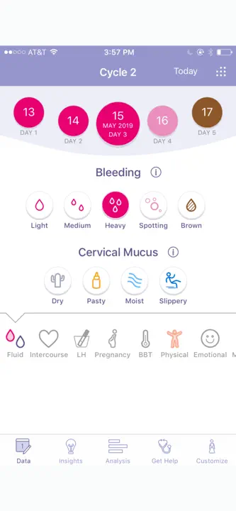 FEMM Period Ovulation Tracker: Screenshot 2 von 5
