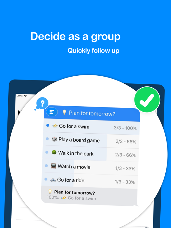 Screenshot #5 pour Poll - Decide as a group