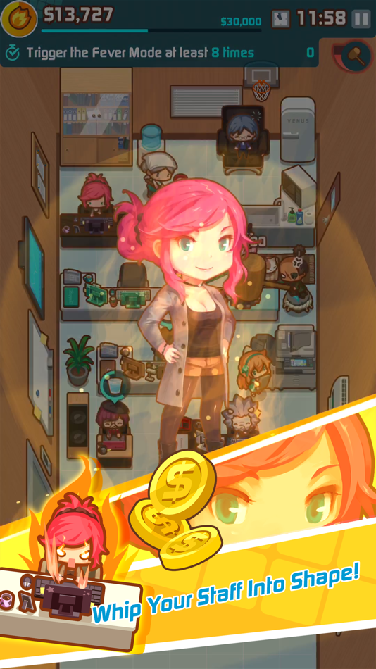 #3. OH~! My Office - Boss Sim Game (iOS) 由: Twitchy Finger Ltd