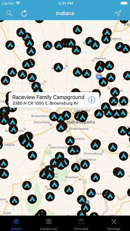 Indiana – Campgrounds RV Parks