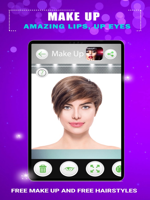 MakeUp - Amazing Lips, Up Eyes iPad screenshot 1 - Lifestyle app