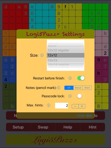 Logi5Puzz+ 3x3 to 16x16 Sudokuのおすすめ画像3