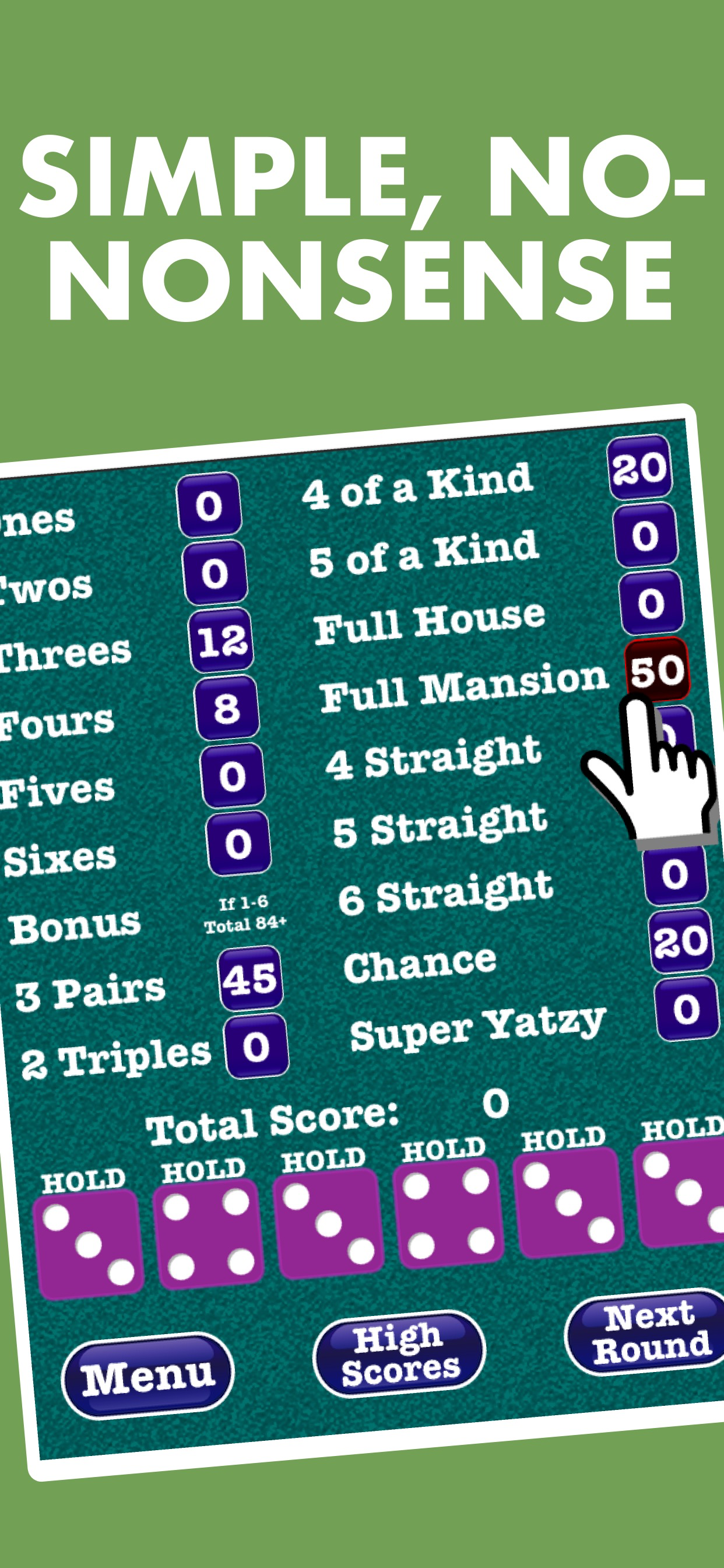 Super Yatzy - Six Dice of Fun!