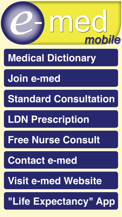Screenshot #1 pour e-med Medical Dictionary