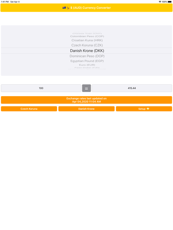 Screenshot #6 pour AUD $ Currency Converter