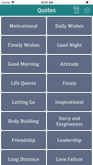 Best Quotes In All Category iPhone Screenshot 1