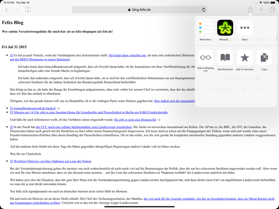 Screenshot #5 pour #ShaarliO