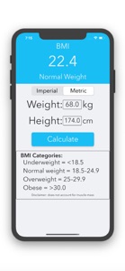 BMI Calculator - Fast & Simple screenshot #4 for iPhone