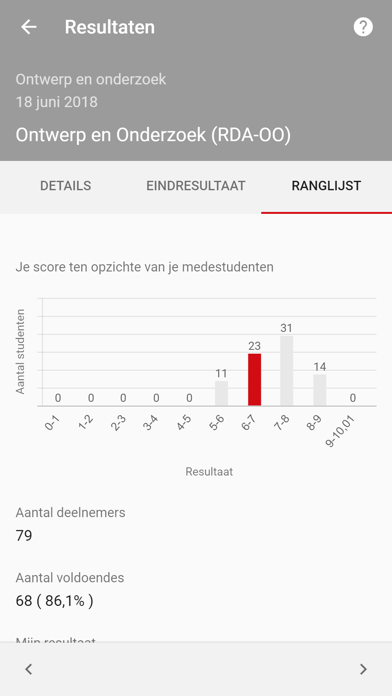 OSIRIS Radboud Universiteit iPhone screenshot 6