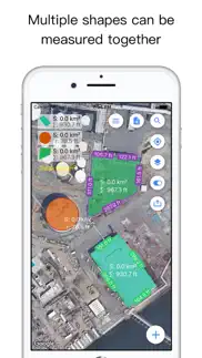 planimeter for map measure iphone screenshot 2