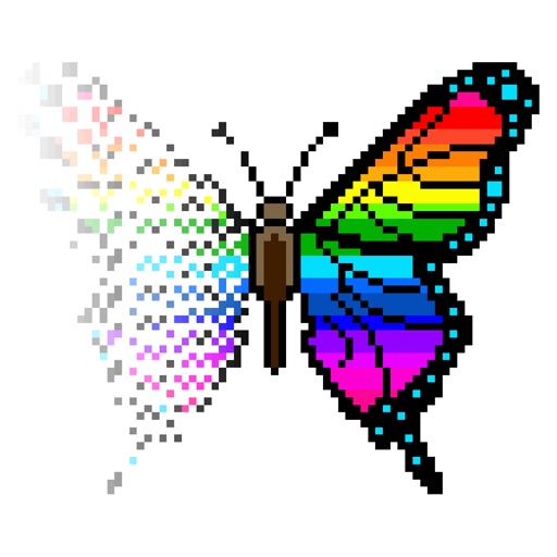 Butterfly Pixel Art