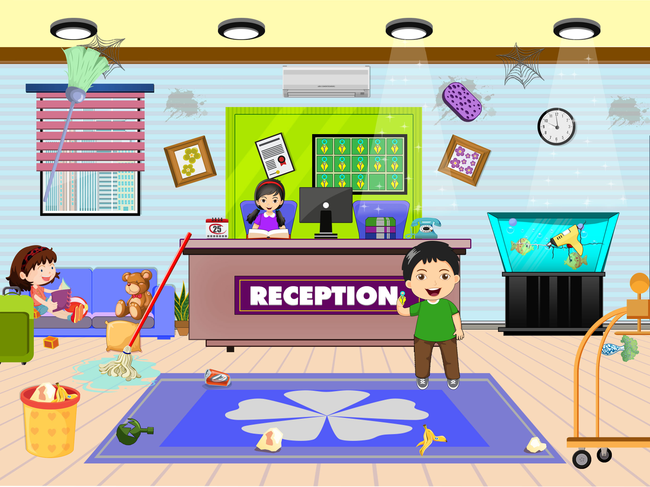 Pretend Play Hotel Cleaning