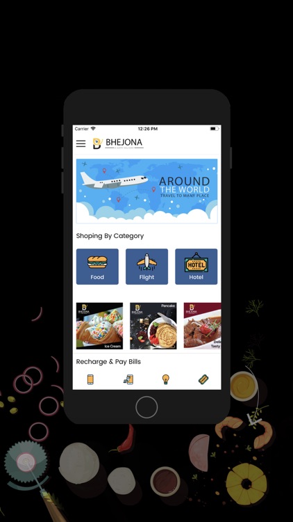 BHEJONA Food & Flight booking