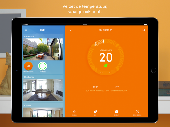 Nest iPad app afbeelding 2