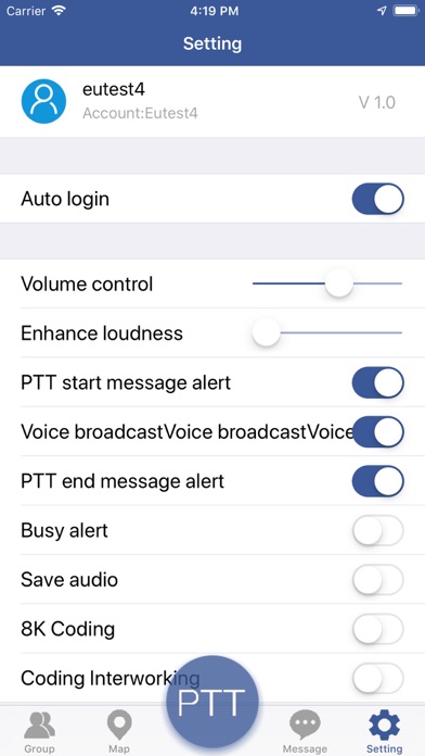 App screenshot