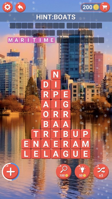 Word Seasons Block Puzzle Game Screenshot