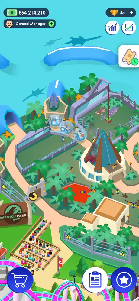 Idle Theme Park - Tycoon Game