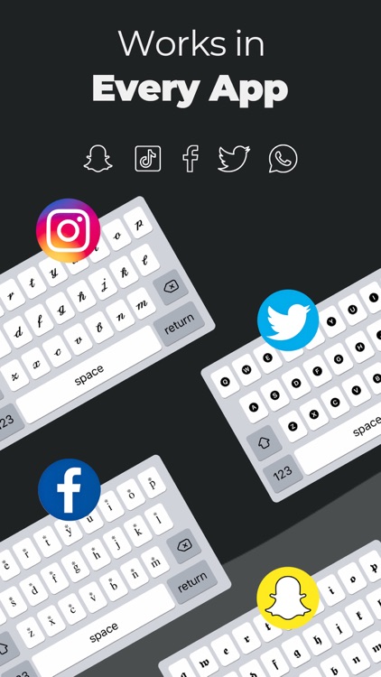 Fonts: Aα, Font Keyboard