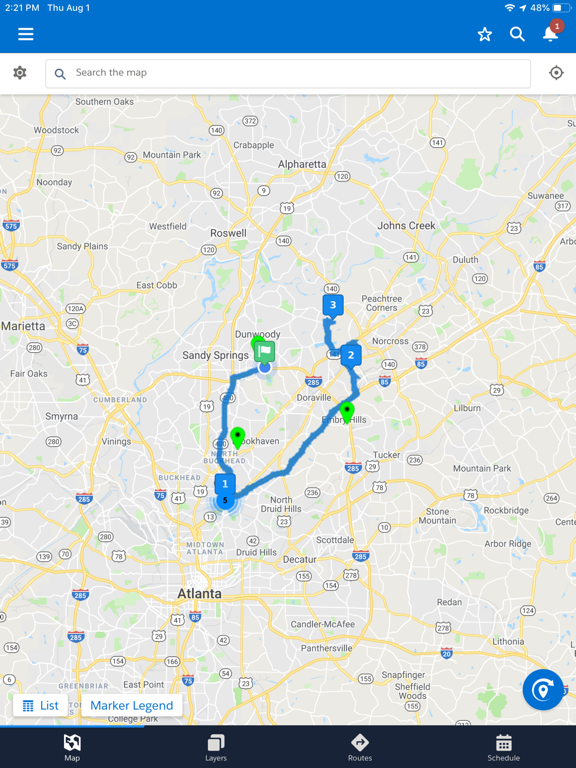 Screenshot #4 pour Salesforce Maps