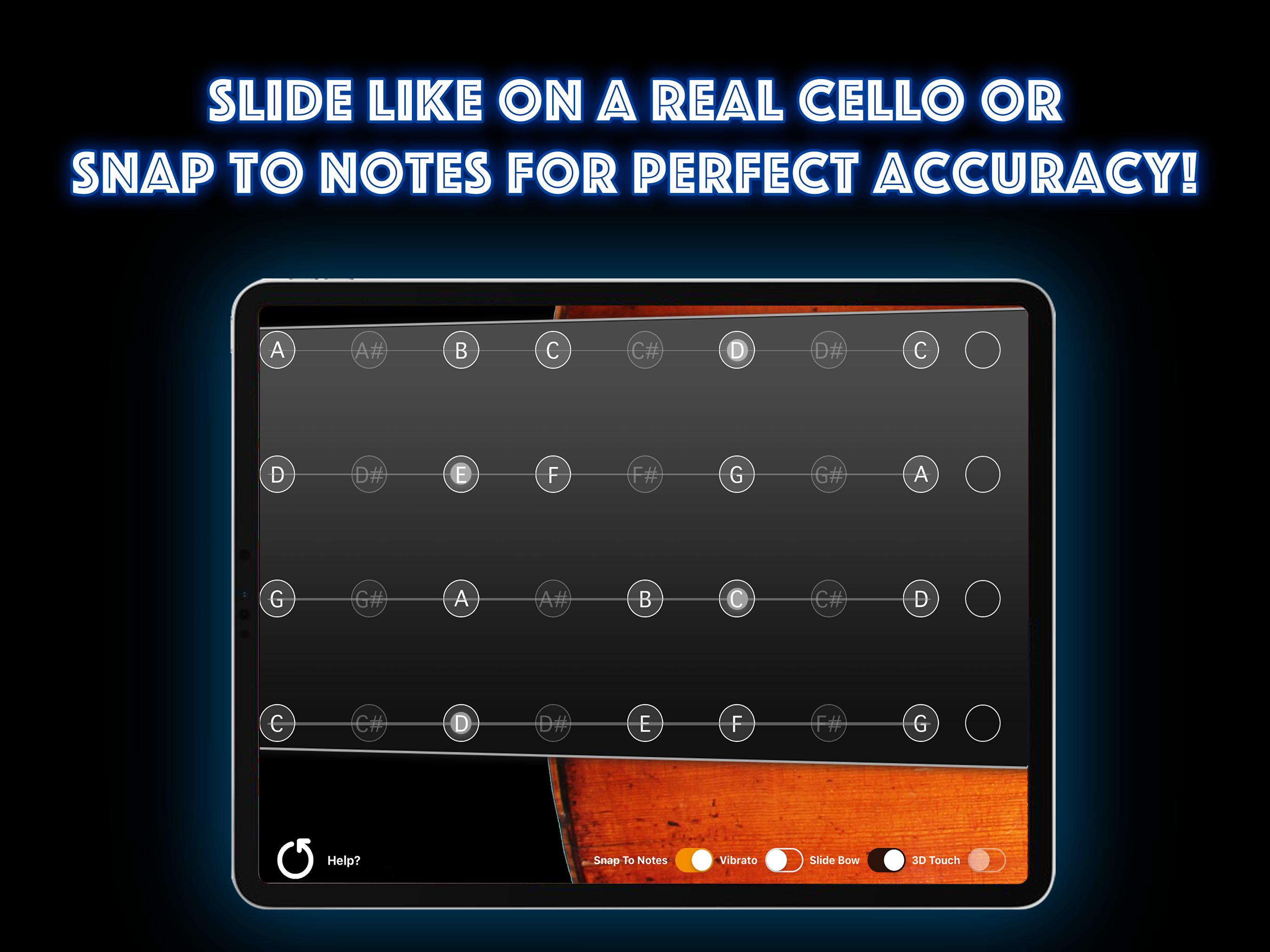 Pocket Cello - Play for real! screenshot 5