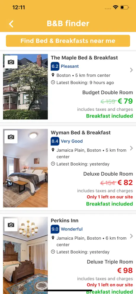 B&B finder | BnB.travel