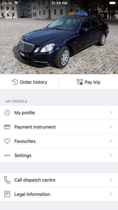 Screenshot #3 pour Taxi-Zentrale AG Basel