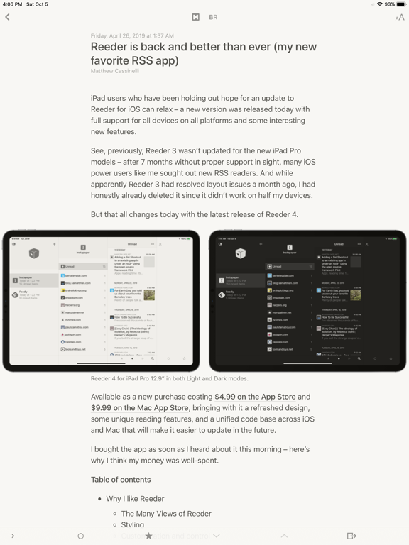 Reeder 3のおすすめ画像1