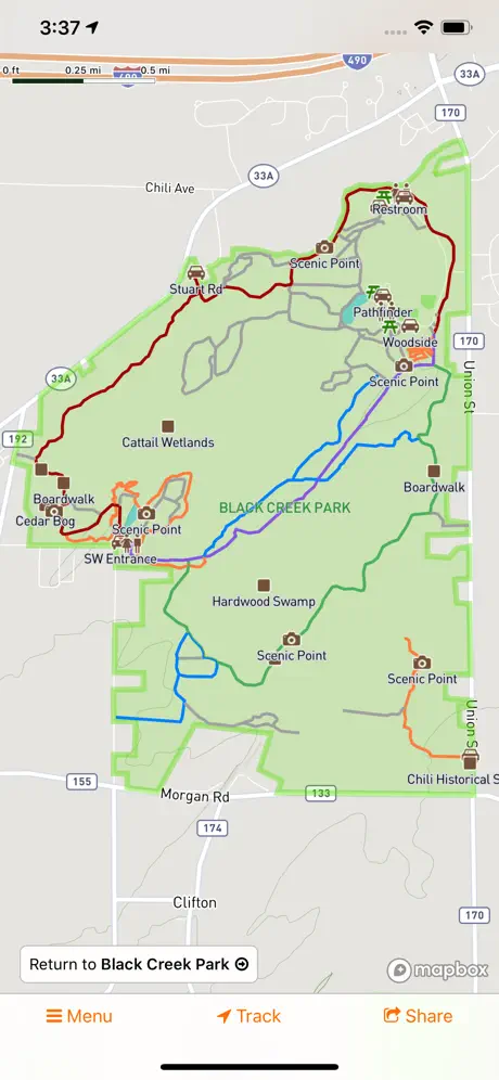 #TrailsRoc Maps
